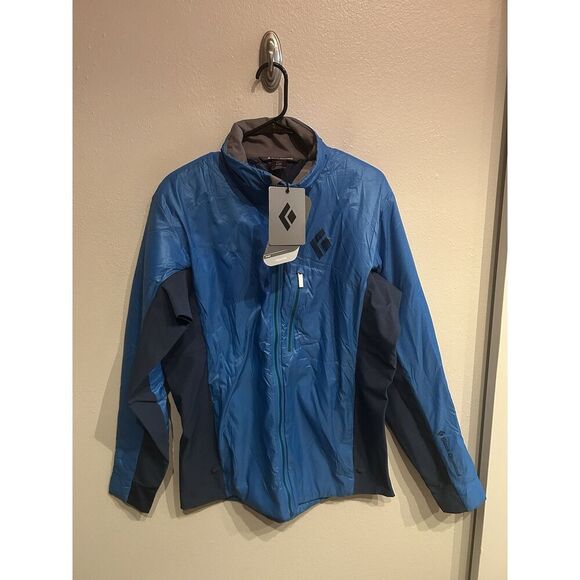 Black Diamond Mens Large Access Hybrid Jacket Blue Puffer Primaloft